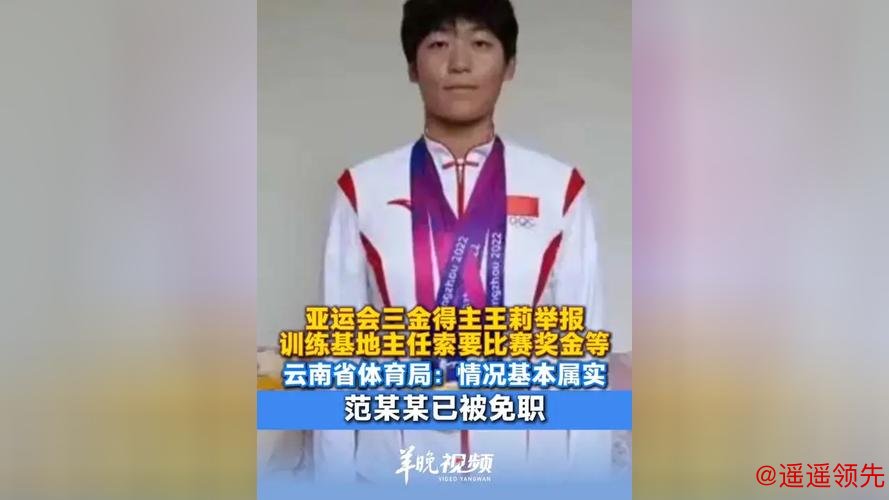 亚运冠军实名举报属实：体育领域到了该改革的时候