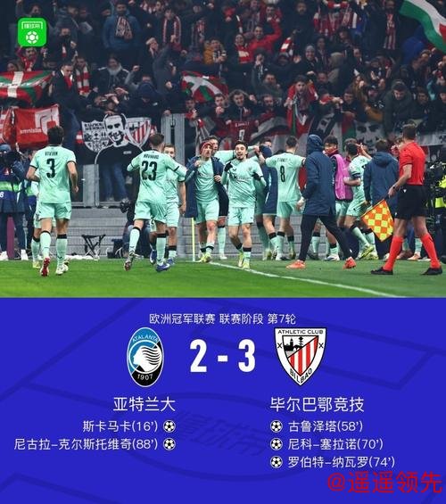 欧冠激战：亚特兰大主场2比3惜败毕尔巴鄂竞技